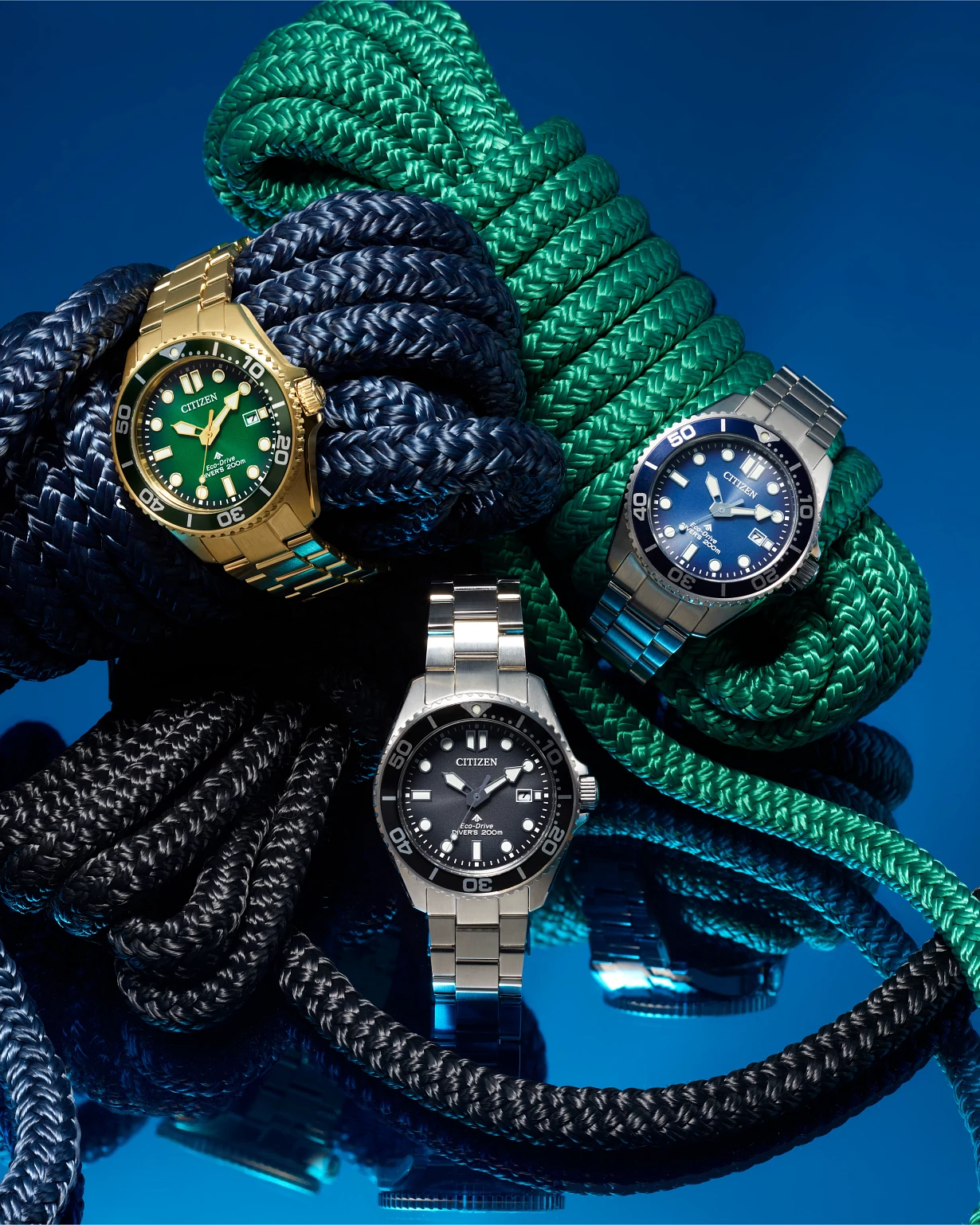 美品 シチズン プロマスターBN0260-54L ネイビー色 サファイアガラス